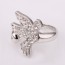 18k White Gold Plated Flying Pigeon Ring
