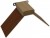 Wooden Perch with Metal Bracket