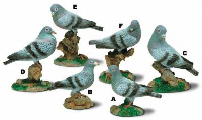 Pigeon Figurines