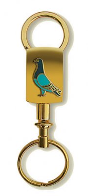Brass Belt Keyring