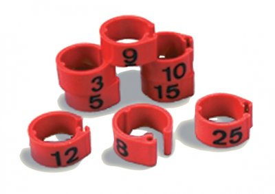 Numbered Rings 1-50 Laser Marked