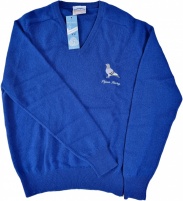 Lambswool Jumpers Royal Blue - 42'' Chest
