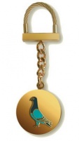 Brass Key Ring on Chain