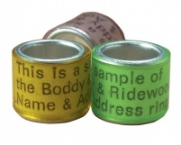 Premier Name & Address Rings x 100 - RPRA Style