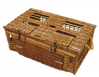 15-17 Bird Boddy & Ridewood Wicker Pigeon Basket