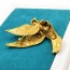 Badge - Very Large Gold Flying Pigeon