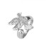 18k White Gold Plated Flying Pigeon Ring