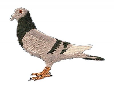 Pigeon Design Sew-on Patch