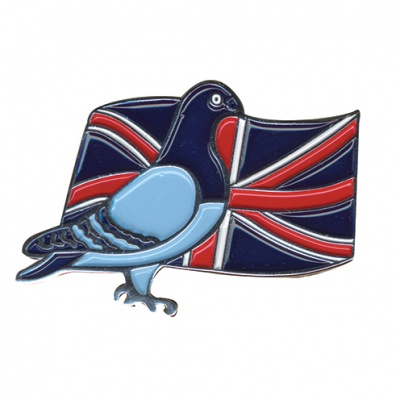 Badge - Premier Pigeon/Flag Design - Union Jack