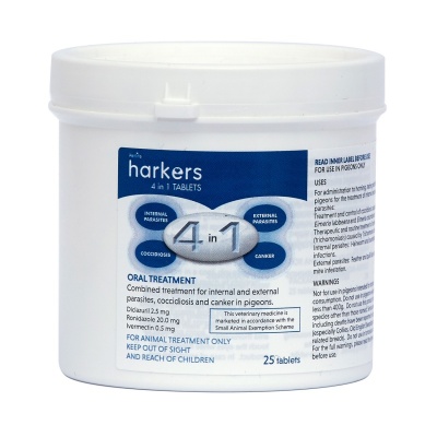 Harkers ''4-in-1'' Tablets - 50 tablets