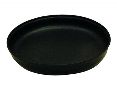 Large Plastic Round Benson Bath - BLACK