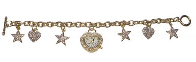 Ladies Pigeon Watch and Charm Bracelet