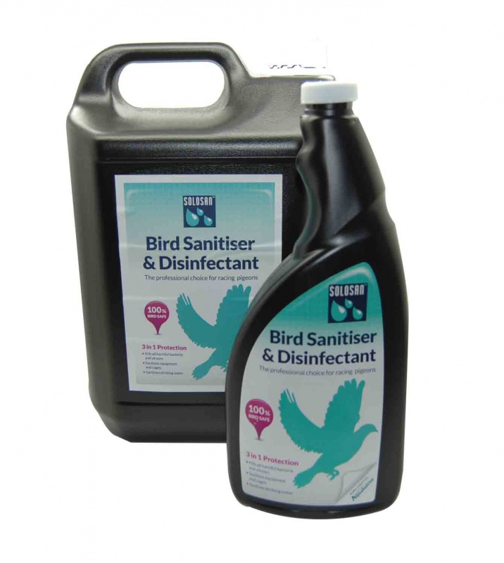 Solosan Sanitiser Disinfectant 5 Litre Bulk Pigeons Co Uk