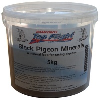 Top Flight Black Minerals 5kg Bucket