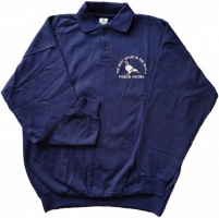 ''Whytes'' Navy Rugby Style Shirt - Ex Large