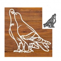 Metal Pigeon Stencil