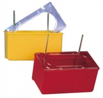 Belgica Rectangular Nestbox Cup with Optional Anti-Spill Lid