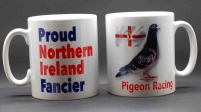 MUG - Proud Northern Ireland Fancier / Pigeon & Ulster flag